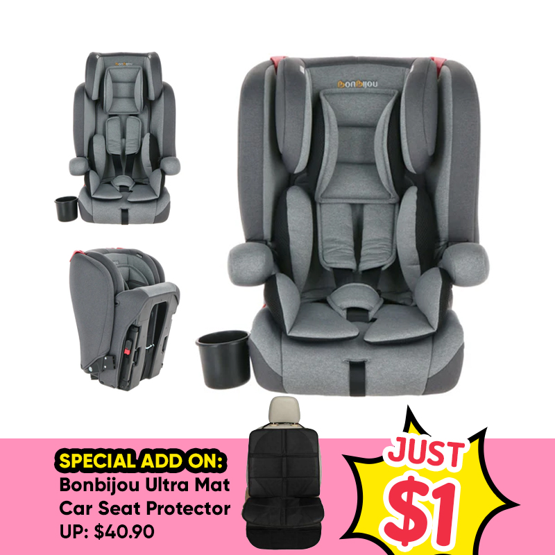 Bonbijou Explorer Foldable Car Seat with Bag